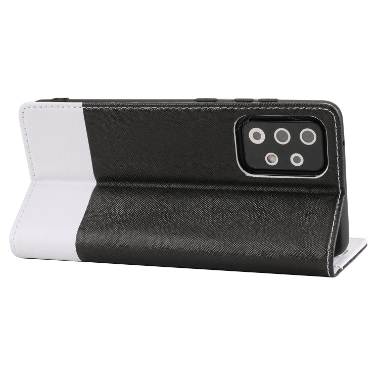 For Samsung Galaxy A72 5G / 4G Cross Texture Magnetic Horizontal Flip Leather Case with Card Slots & Holder & Wallet