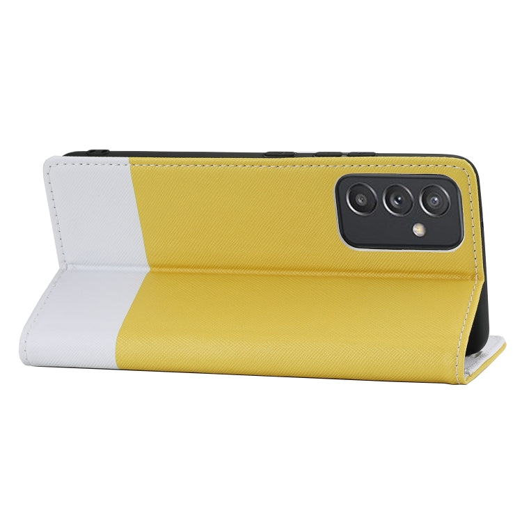 For Samsung Galaxy A82 5G Cross Texture Magnetic Horizontal Flip Leather Case with Card Slots & Holder & Wallet