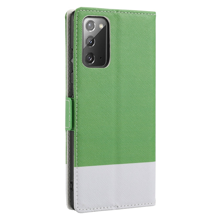 For Samsung Galaxy Note20 Cross Texture Magnetic Horizontal Flip Leather Case with Card Slots & Holder & Wallet