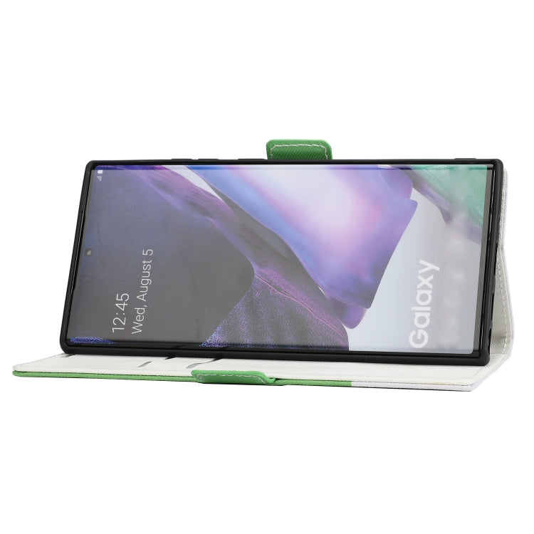 For Samsung Galaxy Note20 Cross Texture Magnetic Horizontal Flip Leather Case with Card Slots & Holder & Wallet