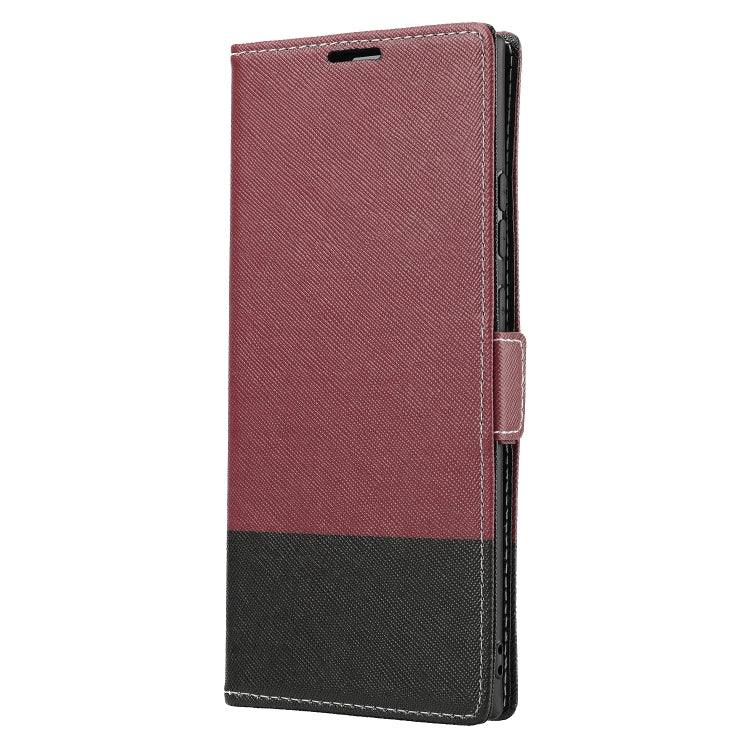 For Samsung Galaxy Note20 Ultra Cross Texture Magnetic Horizontal Flip Leather Case with Card Slots & Holder & Wallet