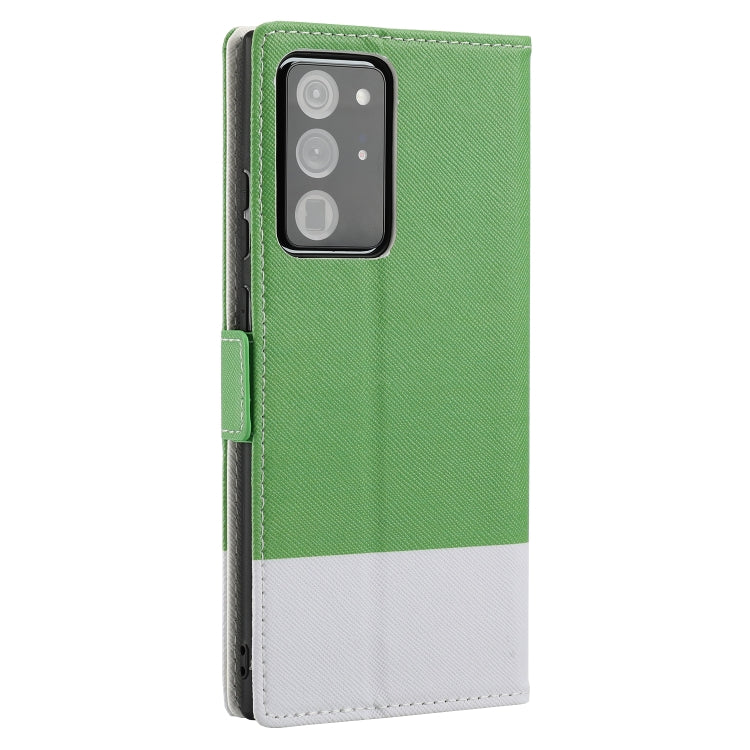 For Samsung Galaxy Note20 Ultra Cross Texture Magnetic Horizontal Flip Leather Case with Card Slots & Holder & Wallet
