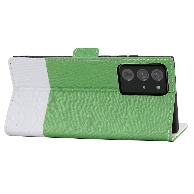 For Samsung Galaxy Note20 Ultra Cross Texture Magnetic Horizontal Flip Leather Case with Card Slots & Holder & Wallet