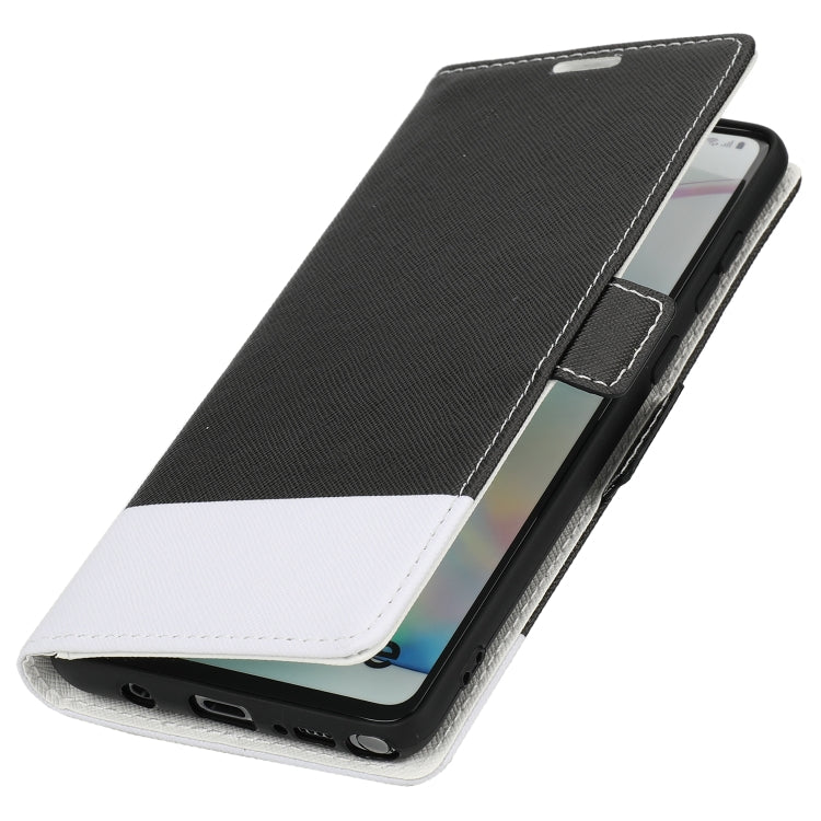For Samsung Galaxy Note10+ Cross Texture Magnetic Horizontal Flip Leather Case with Card Slots & Holder & Wallet