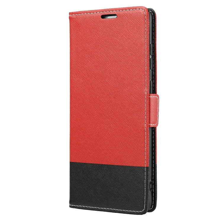 For Samsung Galaxy Note10+ Cross Texture Magnetic Horizontal Flip Leather Case with Card Slots & Holder & Wallet