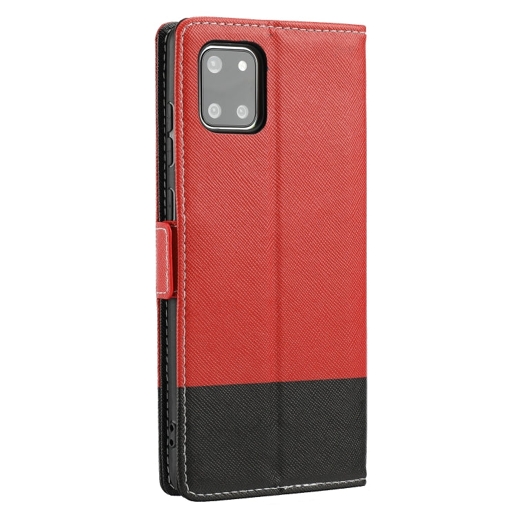 For Samsung Galaxy Note10+ Cross Texture Magnetic Horizontal Flip Leather Case with Card Slots & Holder & Wallet
