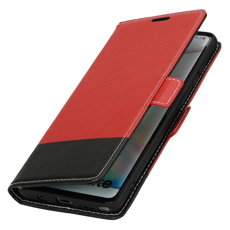 For Samsung Galaxy Note10+ Cross Texture Magnetic Horizontal Flip Leather Case with Card Slots & Holder & Wallet