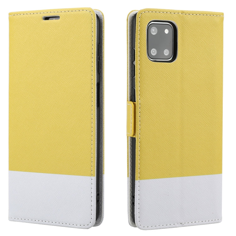 For Samsung Galaxy Note10+ Cross Texture Magnetic Horizontal Flip Leather Case with Card Slots & Holder & Wallet