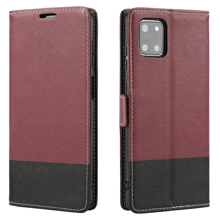 For Samsung Galaxy Note10+ Cross Texture Magnetic Horizontal Flip Leather Case with Card Slots & Holder & Wallet