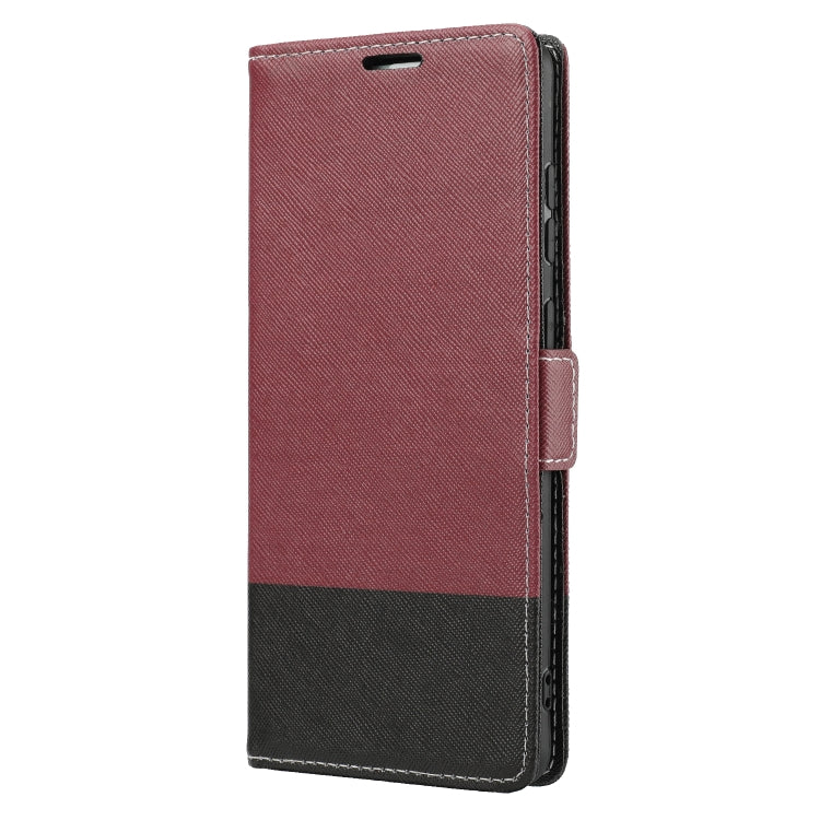 For Samsung Galaxy Note10+ Cross Texture Magnetic Horizontal Flip Leather Case with Card Slots & Holder & Wallet