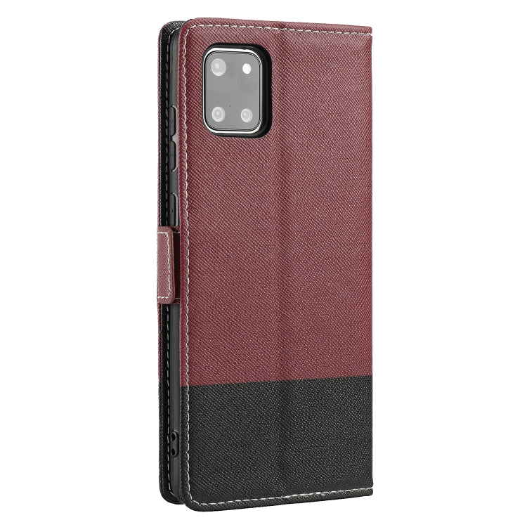 For Samsung Galaxy Note10+ Cross Texture Magnetic Horizontal Flip Leather Case with Card Slots & Holder & Wallet