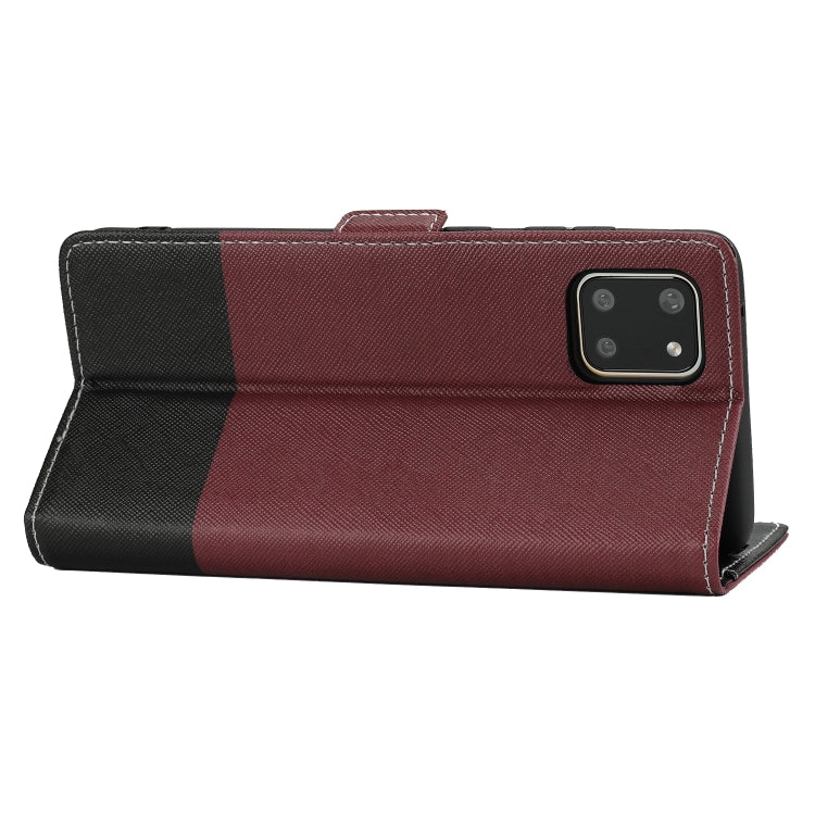 For Samsung Galaxy Note10+ Cross Texture Magnetic Horizontal Flip Leather Case with Card Slots & Holder & Wallet