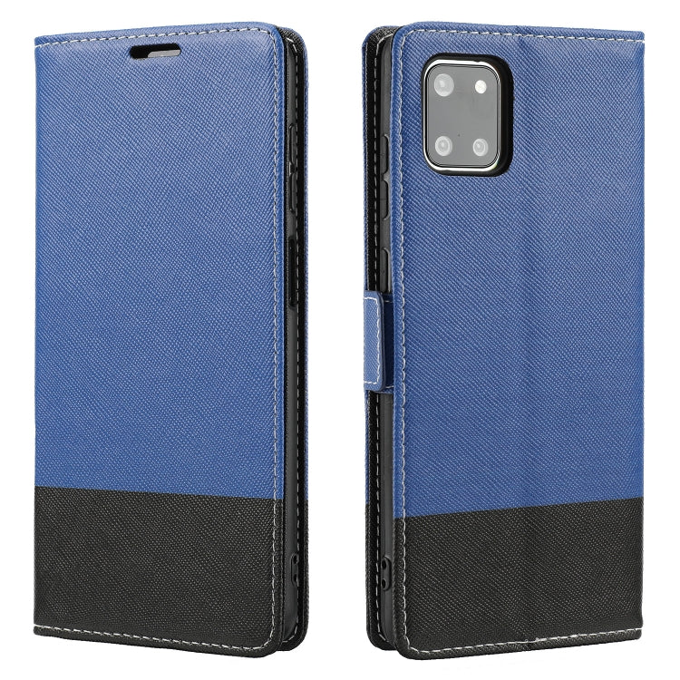 For Samsung Galaxy Note10+ Cross Texture Magnetic Horizontal Flip Leather Case with Card Slots & Holder & Wallet