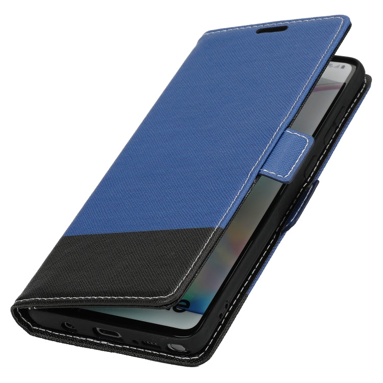 For Samsung Galaxy Note10+ Cross Texture Magnetic Horizontal Flip Leather Case with Card Slots & Holder & Wallet