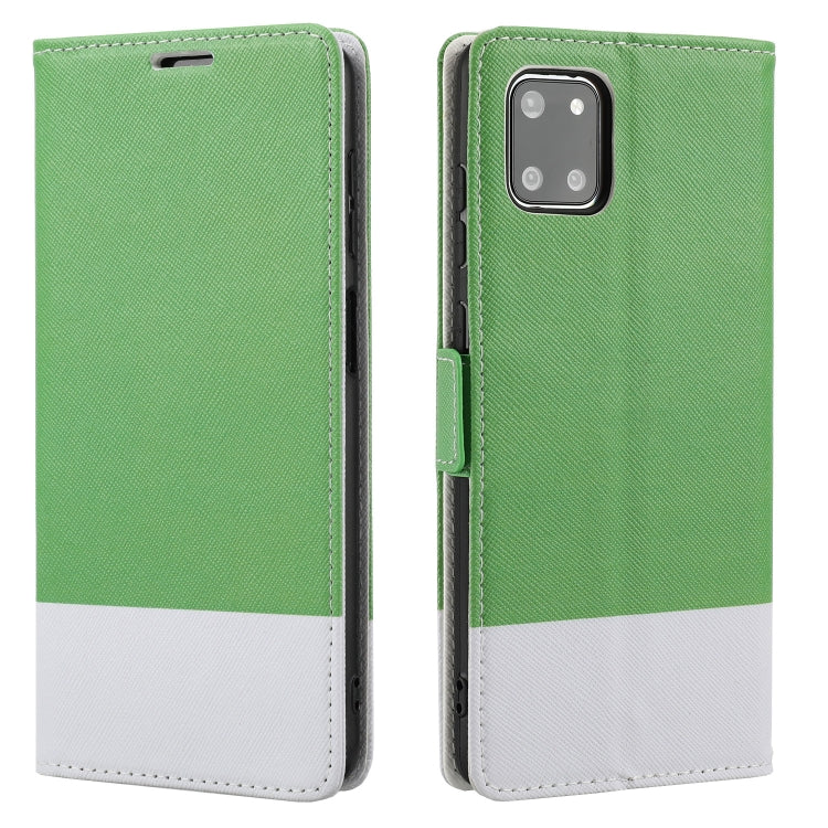 For Samsung Galaxy Note10+ Cross Texture Magnetic Horizontal Flip Leather Case with Card Slots & Holder & Wallet