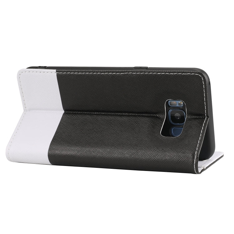 For Samsung Galaxy S8+ Cross Texture Magnetic Horizontal Flip Leather Case with Card Slots & Holder & Wallet