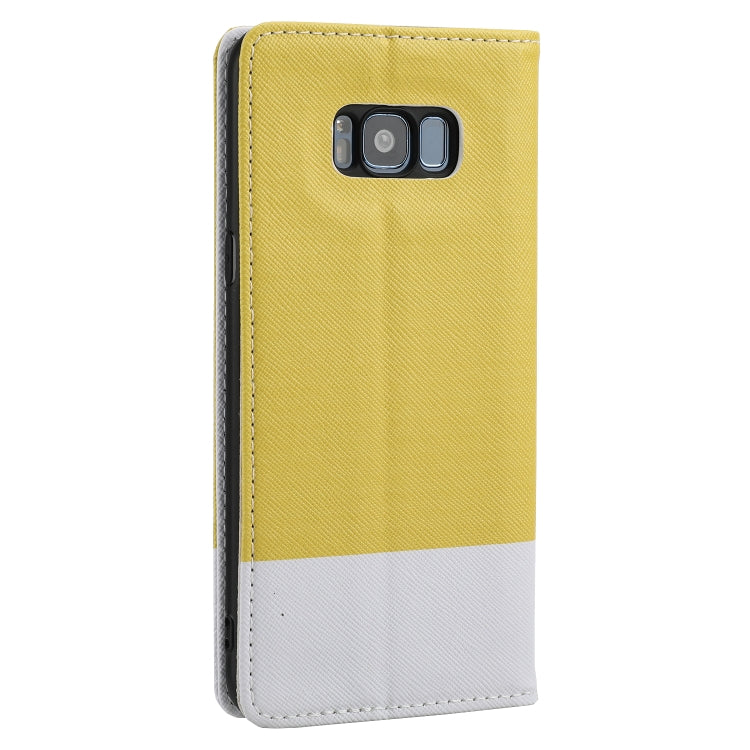 For Samsung Galaxy S8+ Cross Texture Magnetic Horizontal Flip Leather Case with Card Slots & Holder & Wallet