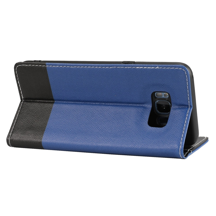 For Samsung Galaxy S8+ Cross Texture Magnetic Horizontal Flip Leather Case with Card Slots & Holder & Wallet