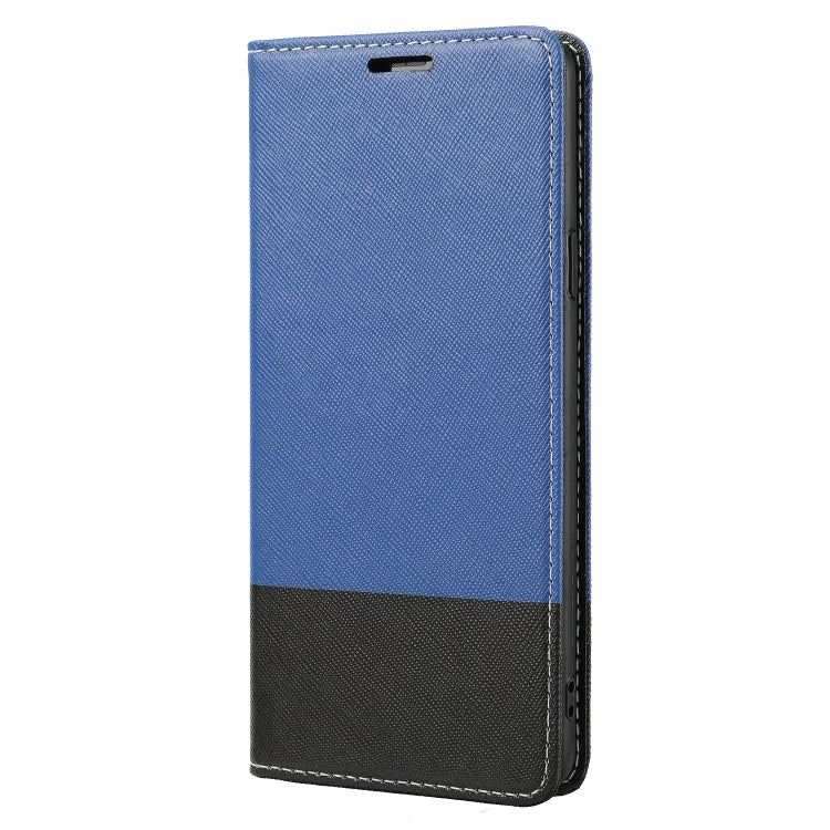 For Samsung Galaxy S9+ Cross Texture Magnetic Horizontal Flip Leather Case with Card Slots & Holder & Wallet