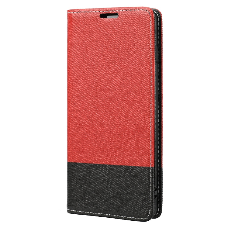 For Samsung Galaxy S10+ Cross Texture Magnetic Horizontal Flip Leather Case with Card Slots & Holder & Wallet