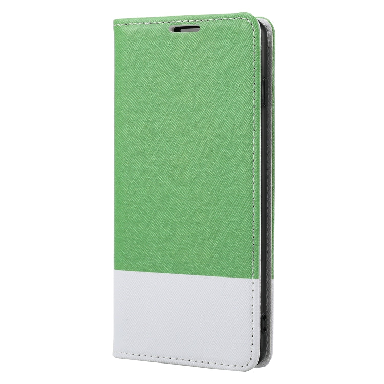 For Samsung Galaxy S10+ Cross Texture Magnetic Horizontal Flip Leather Case with Card Slots & Holder & Wallet