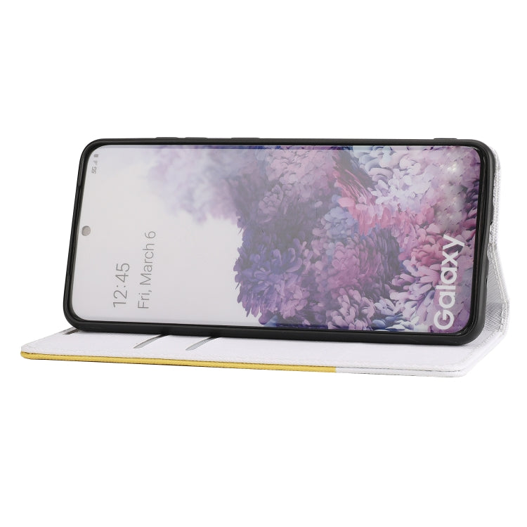 For Samsung Galaxy S20 Cross Texture Magnetic Horizontal Flip Leather Case with Card Slots & Holder & Wallet