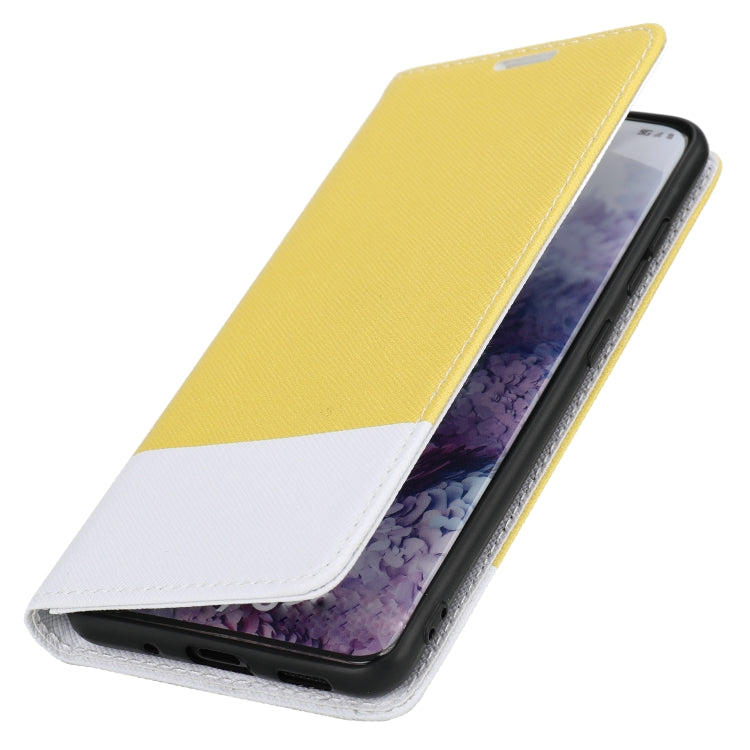 For Samsung Galaxy S20 Cross Texture Magnetic Horizontal Flip Leather Case with Card Slots & Holder & Wallet