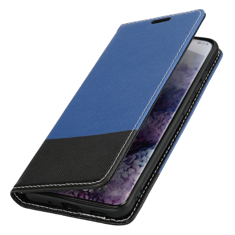 For Samsung Galaxy S20 Cross Texture Magnetic Horizontal Flip Leather Case with Card Slots & Holder & Wallet