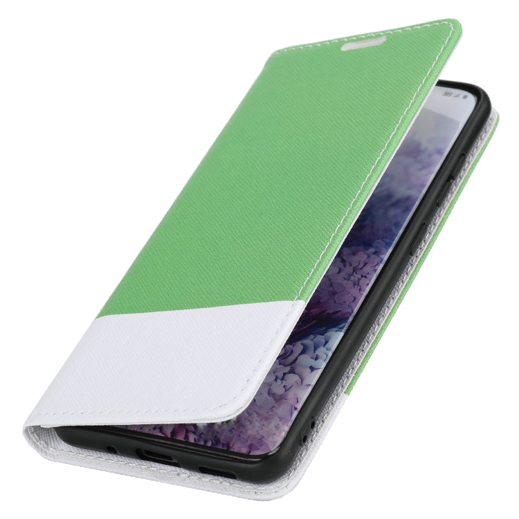 For Samsung Galaxy S20 Cross Texture Magnetic Horizontal Flip Leather Case with Card Slots & Holder & Wallet