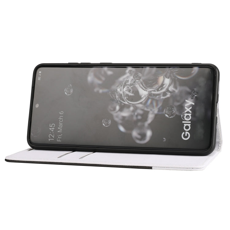 For Samsung Galaxy S20 Ultra Cross Texture Magnetic Horizontal Flip Leather Case with Card Slots & Holder & Wallet