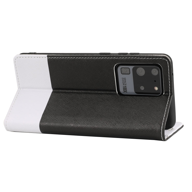 For Samsung Galaxy S20 Ultra Cross Texture Magnetic Horizontal Flip Leather Case with Card Slots & Holder & Wallet