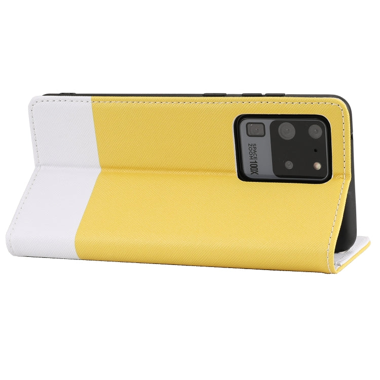 For Samsung Galaxy S20 Ultra Cross Texture Magnetic Horizontal Flip Leather Case with Card Slots & Holder & Wallet