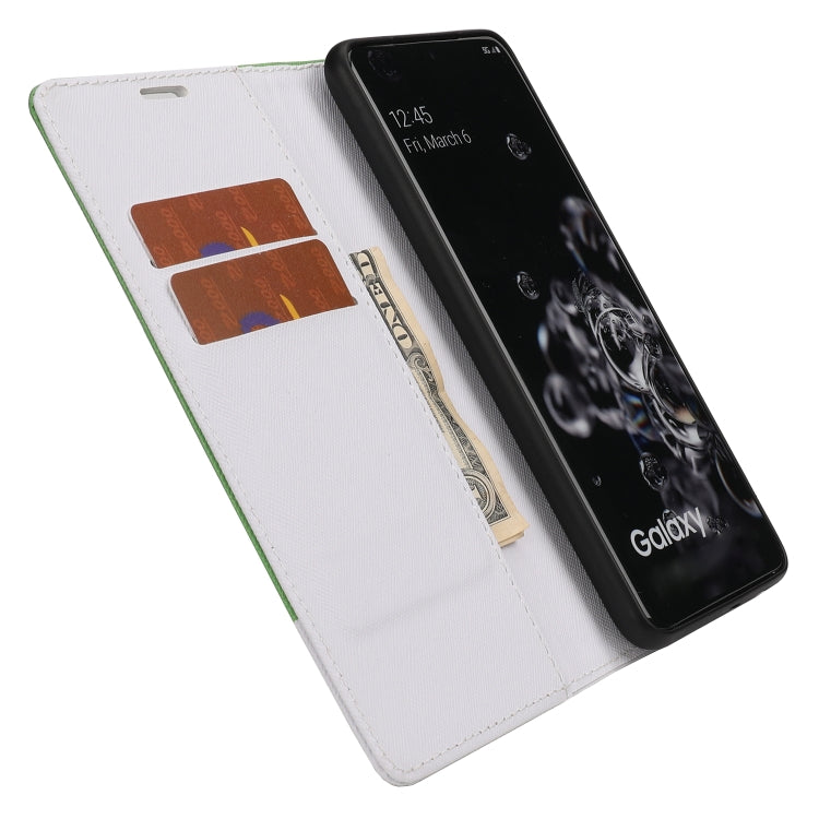 For Samsung Galaxy S20 Ultra Cross Texture Magnetic Horizontal Flip Leather Case with Card Slots & Holder & Wallet