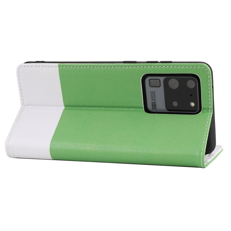 For Samsung Galaxy S20 Ultra Cross Texture Magnetic Horizontal Flip Leather Case with Card Slots & Holder & Wallet