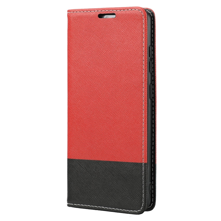 For Samsung Galaxy S21 5G Cross Texture Magnetic Horizontal Flip Leather Case with Card Slots & Holder & Wallet