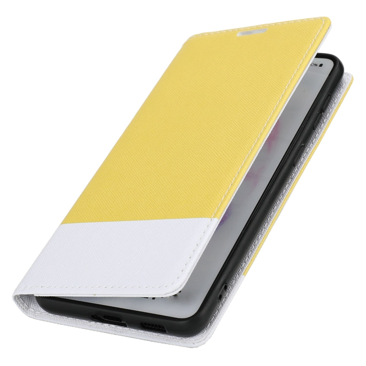 For Samsung Galaxy S21 5G Cross Texture Magnetic Horizontal Flip Leather Case with Card Slots & Holder & Wallet