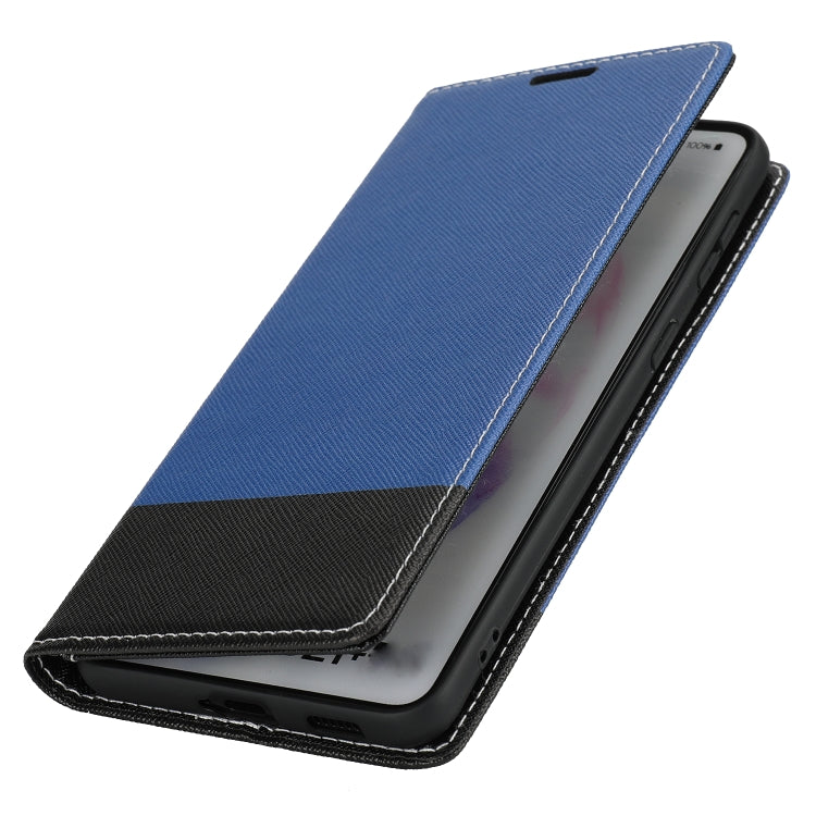 For Samsung Galaxy S21 5G Cross Texture Magnetic Horizontal Flip Leather Case with Card Slots & Holder & Wallet