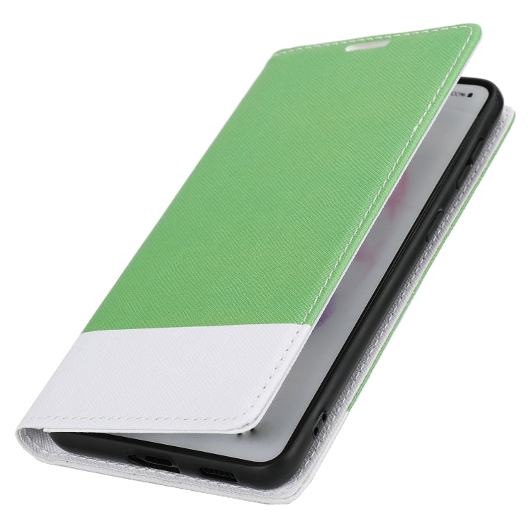 For Samsung Galaxy S21 5G Cross Texture Magnetic Horizontal Flip Leather Case with Card Slots & Holder & Wallet