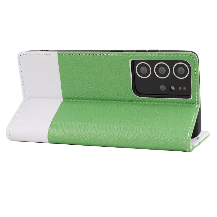 For Samsung Galaxy S21 Ultra 5G Cross Texture Magnetic Horizontal Flip Leather Case with Card Slots & Holder & Wallet