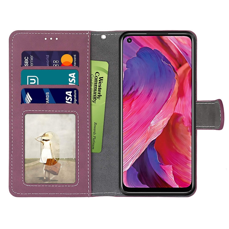 For OPPO A54 5G / A74 5G / A93 5G / A93s 5G Retro Frosted Horizontal Flip PU Leather Case with Holder & Card Slots & Wallet & Photo Frame