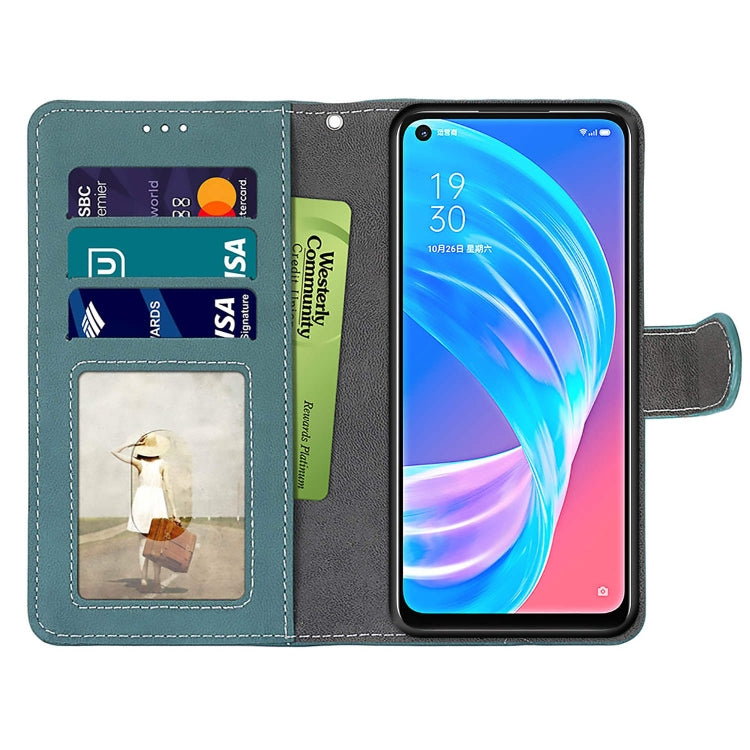 For OPPO A72 5G / A73 5G / A53 5G Retro Frosted Horizontal Flip PU Leather Case with Holder & Card Slots & Wallet & Photo Frame