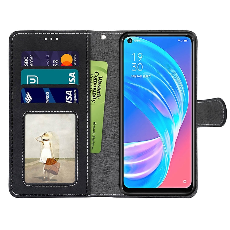 For OPPO A72 5G / A73 5G / A53 5G Retro Frosted Horizontal Flip PU Leather Case with Holder & Card Slots & Wallet & Photo Frame