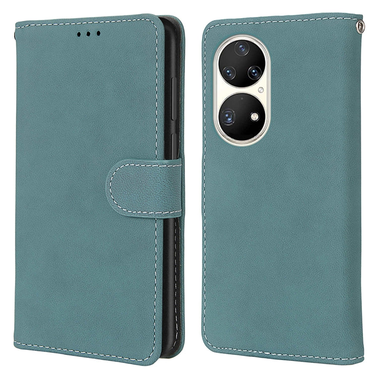 For Huawei P50 Pro Retro Frosted Horizontal Flip PU Leather Case with Holder & Card Slots & Wallet & Photo Frame