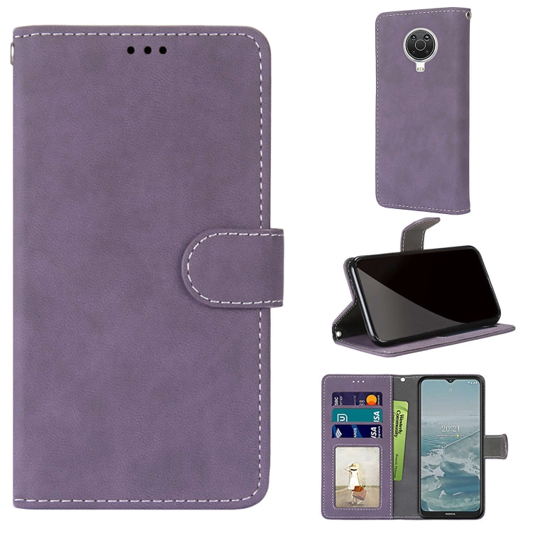 For Nokia 6.3 / G20 / G10 Retro Frosted Horizontal Flip PU Leather Case with Holder & Card Slots & Wallet & Photo Frame
