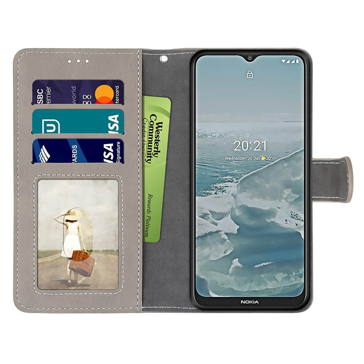 For Nokia 6.3 / G20 / G10 Retro Frosted Horizontal Flip PU Leather Case with Holder & Card Slots & Wallet & Photo Frame