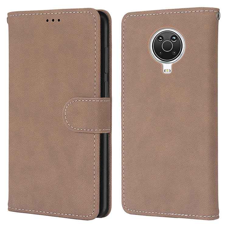 For Nokia 6.3 / G20 / G10 Retro Frosted Horizontal Flip PU Leather Case with Holder & Card Slots & Wallet & Photo Frame