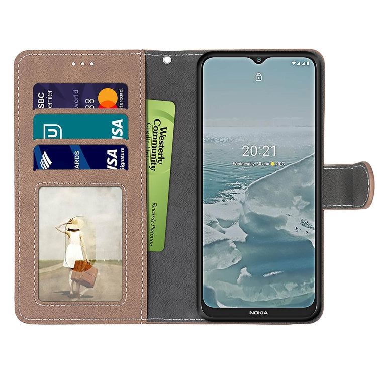 For Nokia 6.3 / G20 / G10 Retro Frosted Horizontal Flip PU Leather Case with Holder & Card Slots & Wallet & Photo Frame
