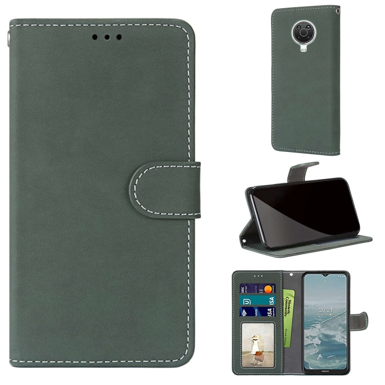 For Nokia 6.3 / G20 / G10 Retro Frosted Horizontal Flip PU Leather Case with Holder & Card Slots & Wallet & Photo Frame