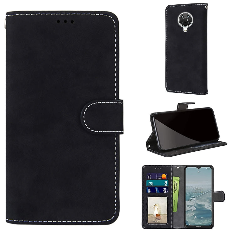 For Nokia 6.3 / G20 / G10 Retro Frosted Horizontal Flip PU Leather Case with Holder & Card Slots & Wallet & Photo Frame