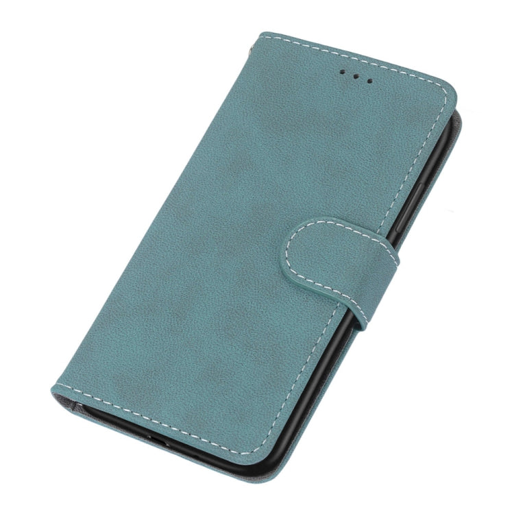 For Samsung Galaxy A22 5G Retro Frosted Horizontal Flip PU Leather Case with Holder & Card Slots & Wallet & Photo Frame